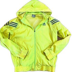 Adidas Yellow Windbreaker Tracy McGrady Sportswear Edition Youth XXL